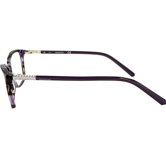 Swarovski SK5239 Womens Plastic Eyeglass Frame 055 Colored Havana 53-15 main image 5